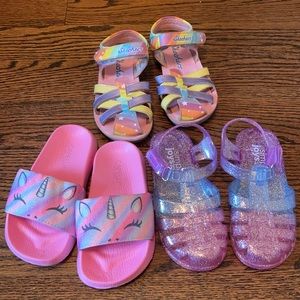 Girls summer shoe bundle